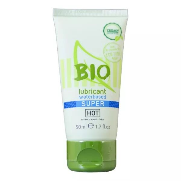 HOT - LUBRIFIANT BIO � BASE D'EAU SUPERGLIDE 50 ML