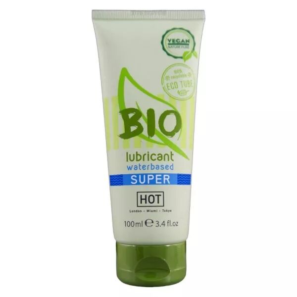 HOT - LUBRIFIANT BIO � BASE D'EAU SUPERGLIDE 100 ML