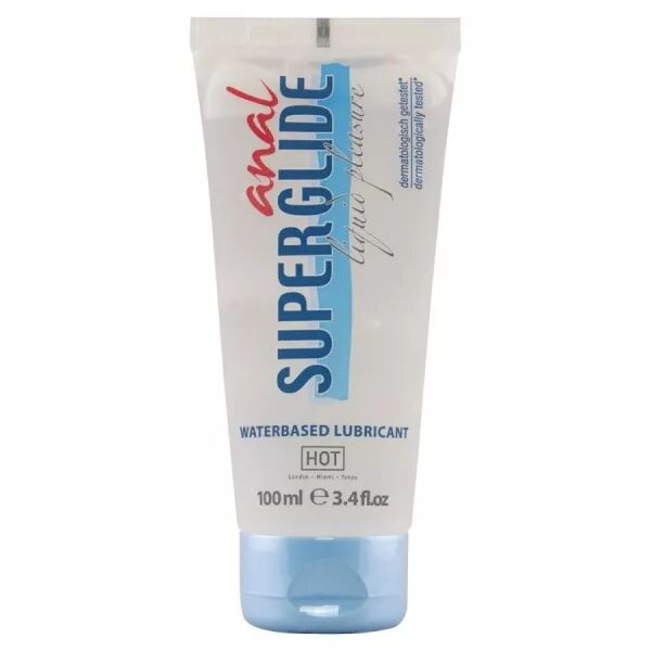 HOT - ANAL SUPERGLIDE LIQUID PLEASURE LUBRIFIANT � BASE D'EAU 100 ML