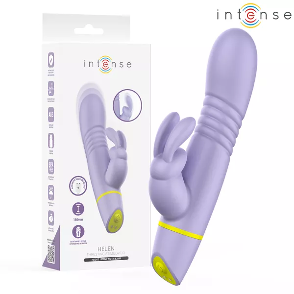 INTENSE - STIMULATEUR ET VIBRATEUR � POUSS�E HELEN RABBIT
