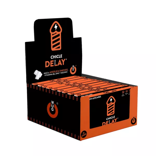 WUG SEX SENSE - RETARDATEUR D'�JACULATION | PR�SENTOIR 12 X 8 UNIT�S