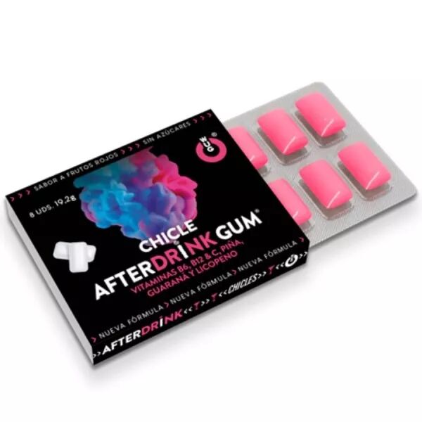 WUG GUM - AFTER DRINK GUEULE DE BOIS APR�S LA SOIR�E 1 X 8 UNIT�S