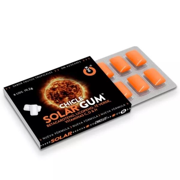 WUG GUM - SOLAR  BRONZAGE SOLAIRE � LA GOMME 1 X 8 UNIT�S