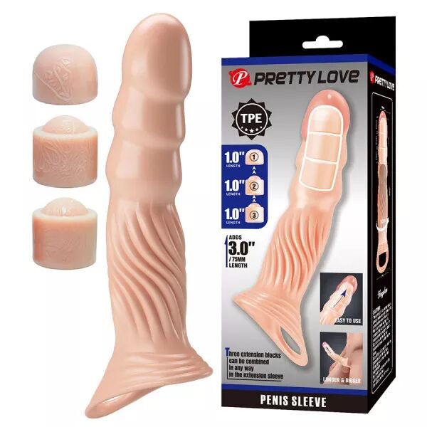 PRETTY LOVE - GAINE P�NIENNE TEXTUR�E AVEC EXTENSEURS