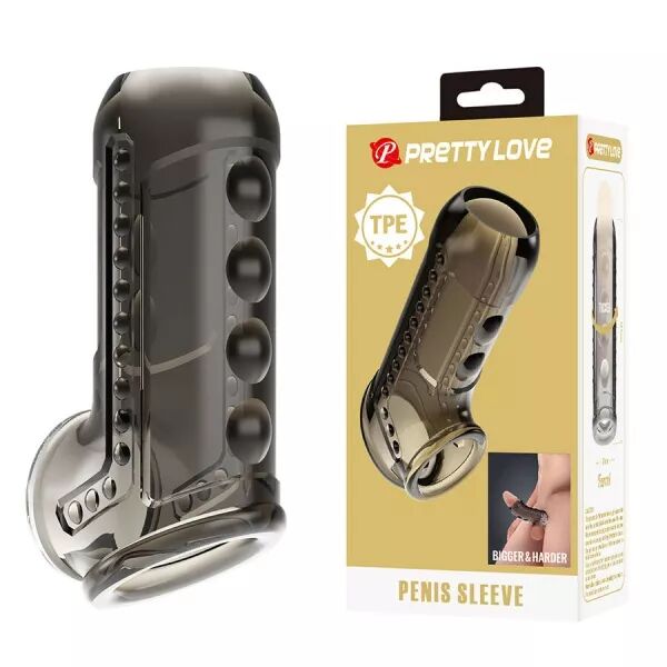 PRETTY LOVE - MANCHON P�NIS TEXTUR�