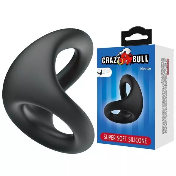CRAZY BULL - NESTOR ANNEAU ERGONOMIQUE POUR P�NIS ET TESTICULES