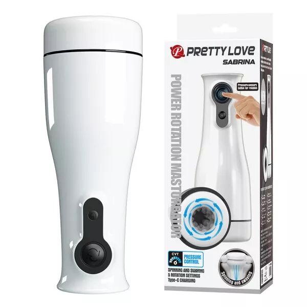 PRETTY LOVE - SABRINA MASTURBATEUR MASCULIN ROTATIF ET � BASCULE