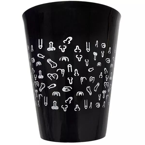DIABLO PICANTE - BLACK CUP 500 ML AVEC P�NIS BLANCS