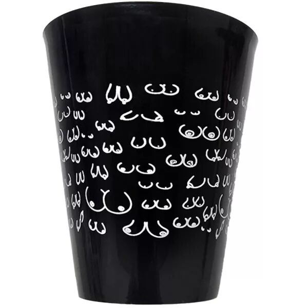 DIABLO PICANTE - TASSE NOIRE 500 ML AVEC SEINS BLANCS