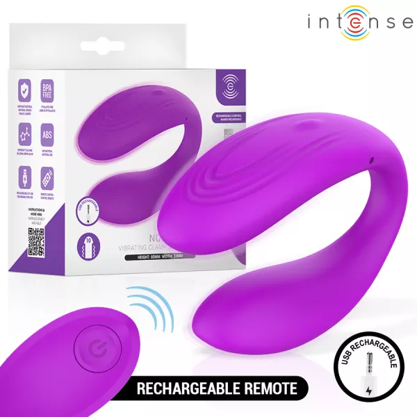INTENSE - NORA STIMULATEUR � PINCE VIBRANTE VIOLET