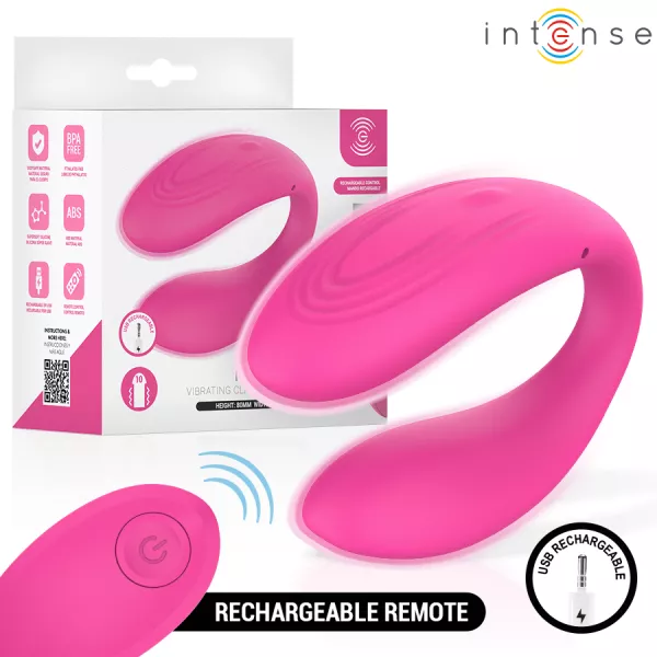 INTENSE - NORA STIMULATEUR � PINCE VIBRANTE ROSE
