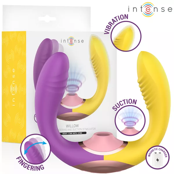 INTENSE - WILLOW STIMULATEUR � SUCCION ET VIBRATION 3 EN 1