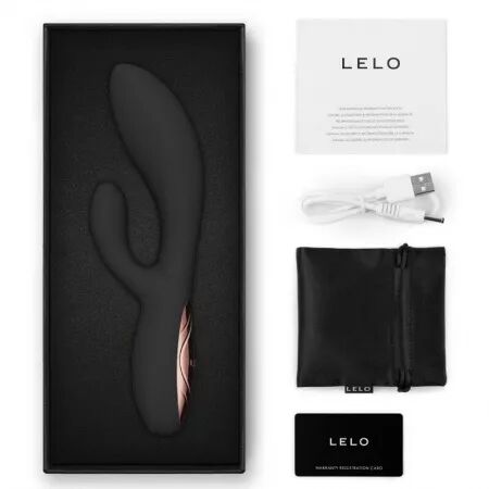 LELO - INA THRUST RABBIT VIBRATEUR &Agrave; POUSS&Eacute;E NOIR