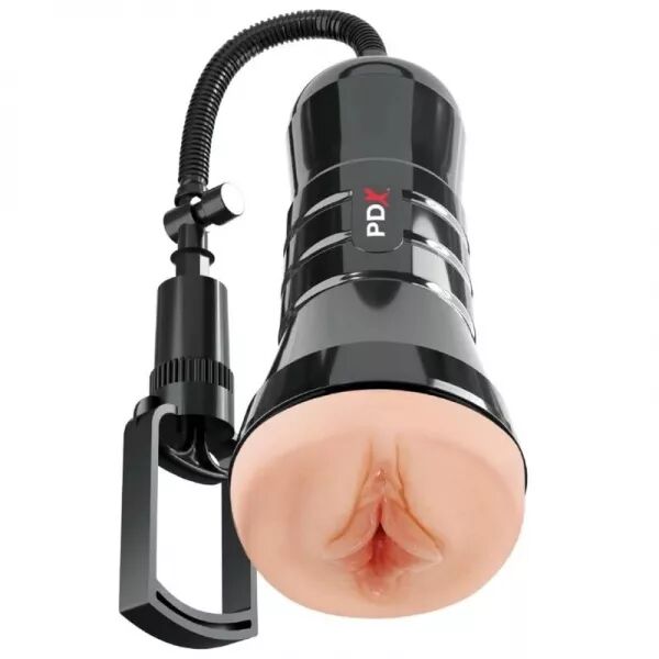 PDX EXTREME - WET PUSSIES SUPER SUCCEUR XXL L�GER CARESSEUR VAGINAL AVEC SUCCION 27,3 CM