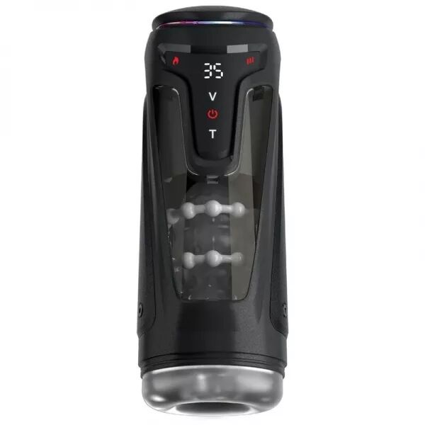 PDX ELITE - MOTO-BATOR PRO MASTURBATEUR � POUSSE AUTOMATIQUE VIBRANT ET CHAUFFANT 26,5 CM