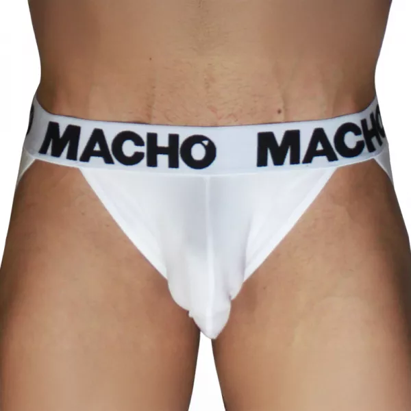MACHO - MX29BL JOCK BLANC + BLANC L