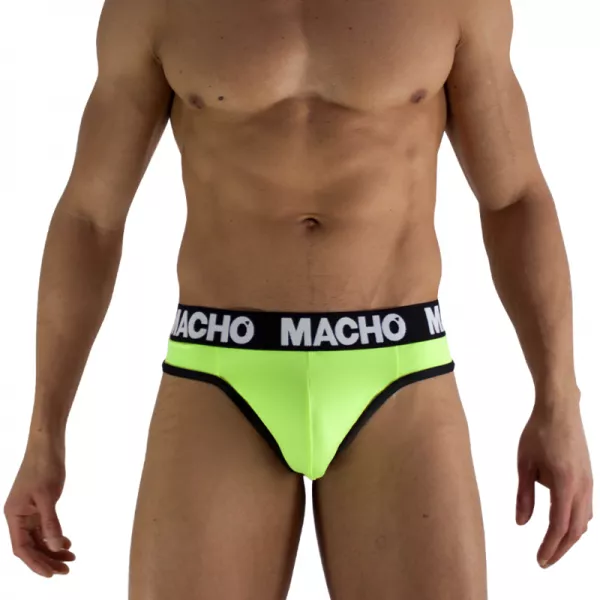 MACHO - MTG001 STRING JAUNE FLUORESCENT TAILLE XL