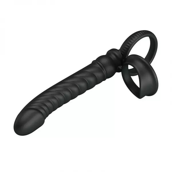 PRETTY LOVE - VIBRATEUR ANAL MERRITT AVEC ANNEAU ET VIBRATION NOIR