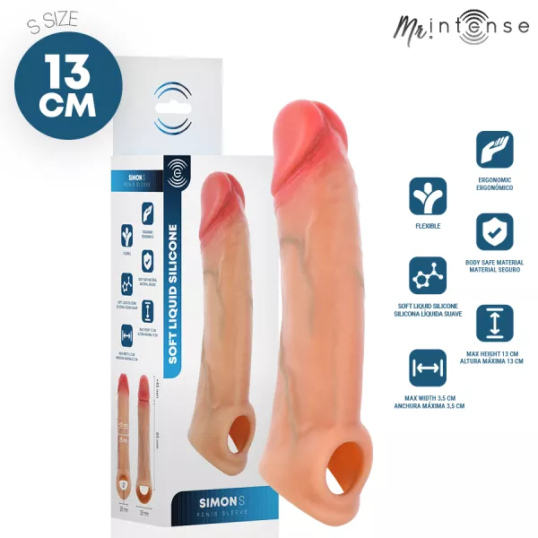 MR INTENSE - SIMON S PROTECTION P�NALE EN SILICONE 13 CM -�- 4 CM