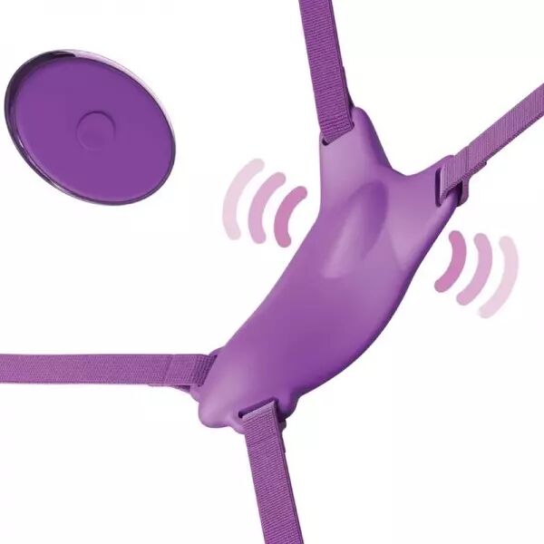 FANTASY FOR HER - HARNAIS PAPILLON VIBRANT, RECHARGEABLE & T�L�COMMANDE VIOLET