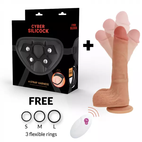 CYBER SILICOCK - STRAP-ON T�L�COMMANDE MR RICK