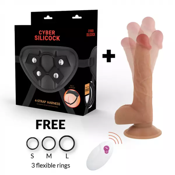 CYBER SILICOCK - T�L�COMMANDE STRAP-ON MASTER JOHN