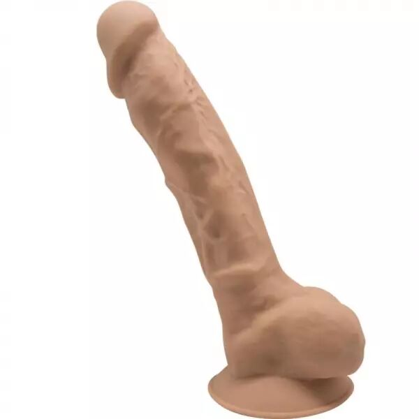 SILEXD - MOD�LE 1 P�NIS R�ALISTE PREMIUM SILEXPAN SILICONE CARAMEL 23 CM