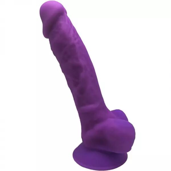 SILEXD - MOD�LE 1 P�NIS R�ALISTE PREMIUM SILEXPAN SILICONE VIOLET 17.5 CM