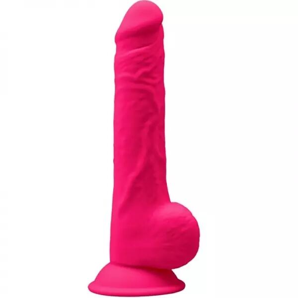 SILEXD - MOD�LE 1 P�NIS R�ALISTE PREMIUM SILEXPAN SILICONE FUCHSIA 24 CM