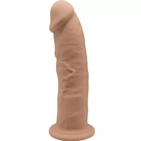SILEXD - MOD�LE 2 P�NIS R�ALISTE PREMIUM SILEXPAN SILICONE CARAMEL 23 CM