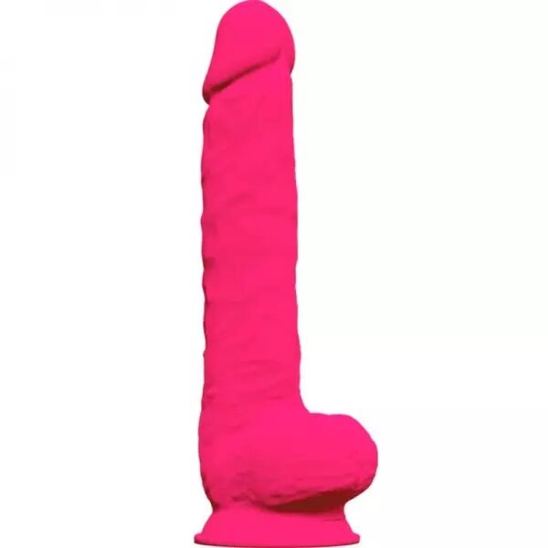 SILEXD - MOD�LE 1 P�NIS R�ALISTE PREMIUM SILEXPAN SILICONE FUCHSIA 38 CM
