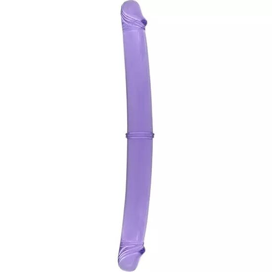 SEVEN CREATIONS - DOUBLE P�NIS 30 CM VIOLET