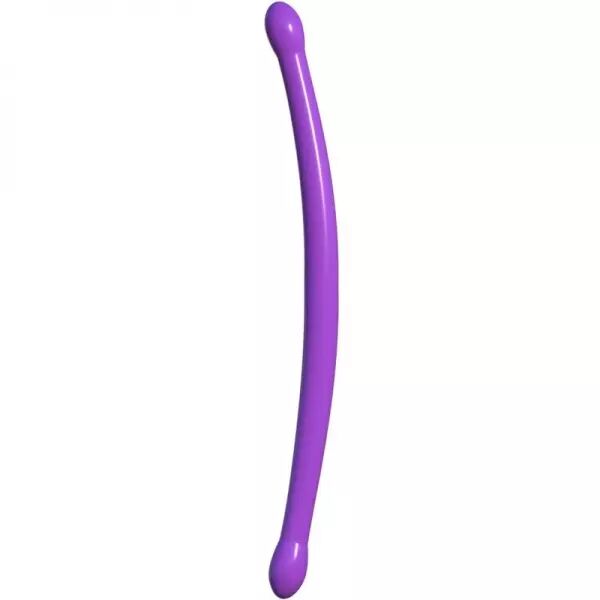 CLASSIX - GODE DOUBLE FLEXIBLE 43,7 CM VIOLET