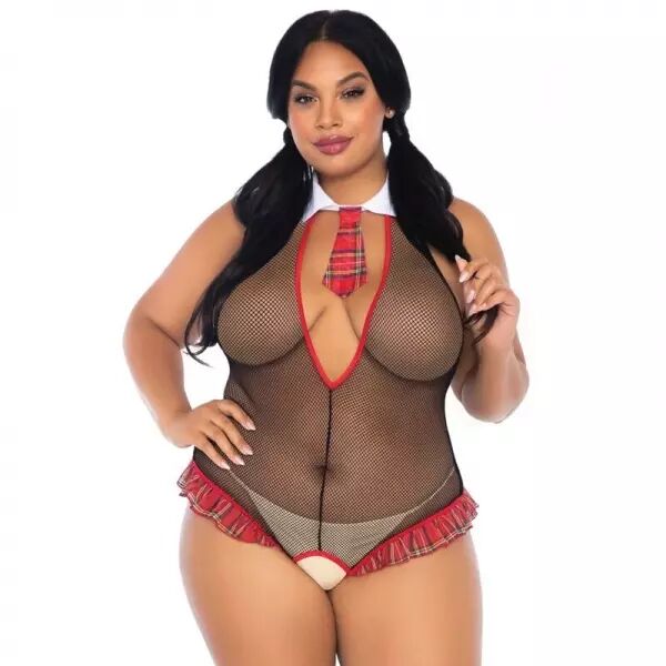 LEG AVENUE - �COLI�RE CROTHLESS FITNESS TEDDY GRANDE TAILLE