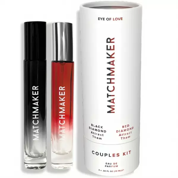 EYE OF LOVE - MATCHMAKER BLACK & RED DIAMOND COUPLES KIT PARFUM PH�ROMONES 10 ML