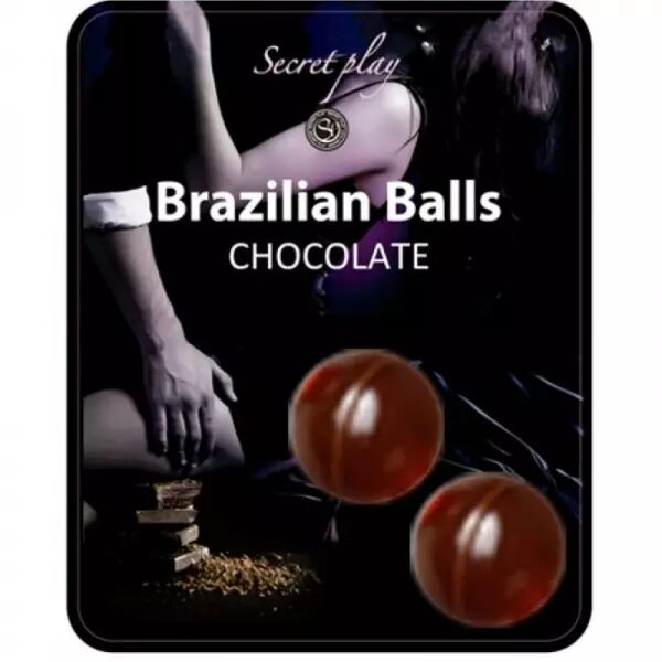 SECRETPLAY - 2 BOULES BR�SILIENNES CHOCOLAT