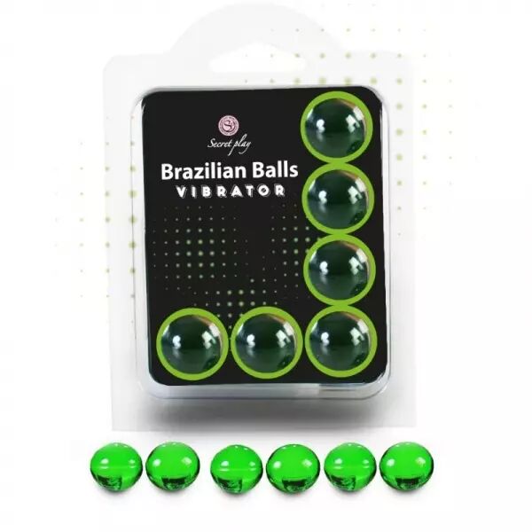 SECRETPLAY - SET 6 BOULES BR�SILIENNES VIBRATEUR