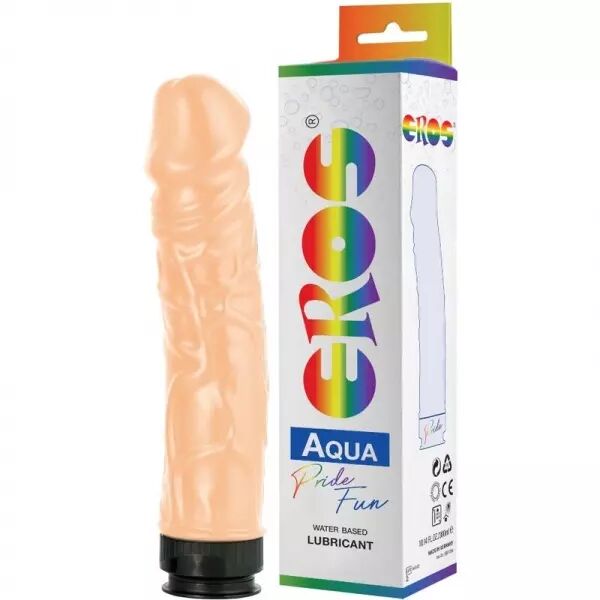 PRIDE - EROS AQUA LGBT PRIDE DILDO ET LUBRIFIANT � BASE D''EAU