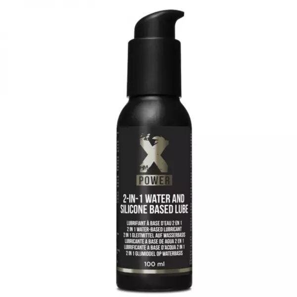 XPOWER - LUBRIFIANT 2 EN 1  BASE D-EAU ET DE SILICONE 100 ML