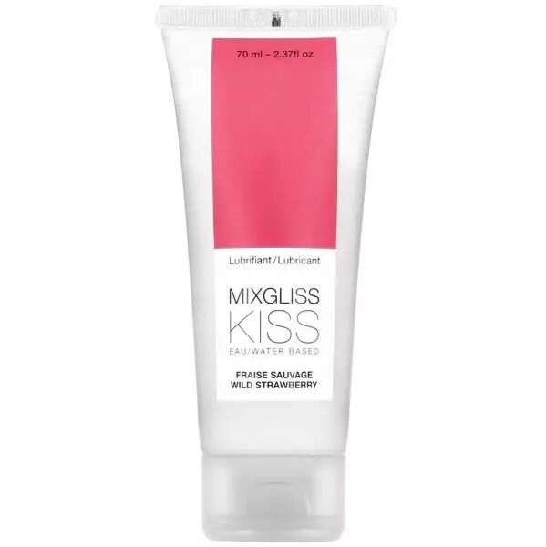 MIXGLISS - LUBRIFIANT BASE D'EAU SAVEUR FRAISE 70 ML