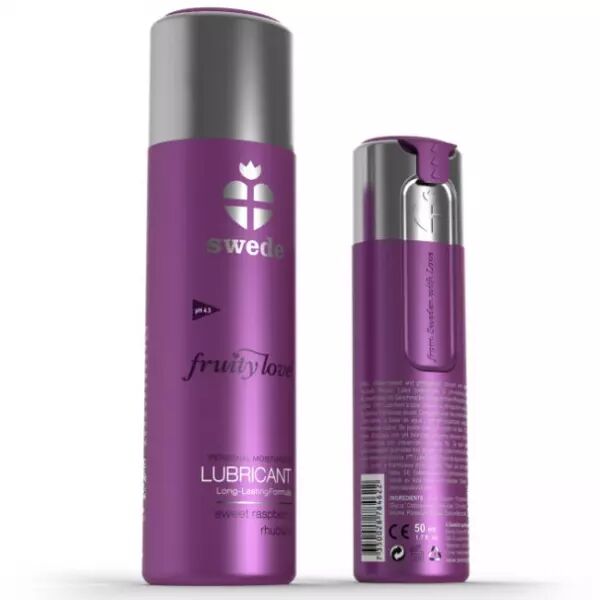 SWEDE - FRUITY LOVE LUBRIFIANT FRAMBOISE RHUBARBE 100 ML