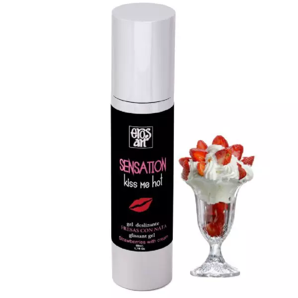 EROS-ART - SENSATTION LUBRIFIANT NATUREL FRAISES  LA CR�ME 50 ML
