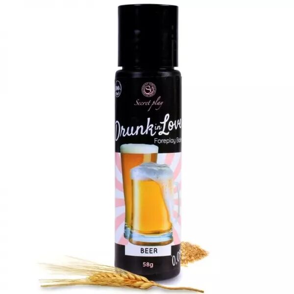 SECRETPLAY - DRUNK IN LOVE LUBRIFIANT BI�RE 60 ML
