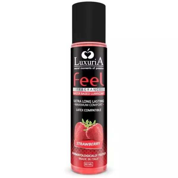 INTIMATELINE - LUXURIA LUBRIFIANT BASE D'EAU FEEL FRAISE 60 ML