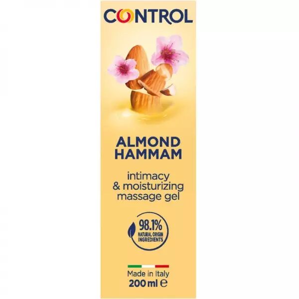 CONTROL - GEL DE MASSAGE HAMMAM AUX AMANDES 3 EN 1 200 ML