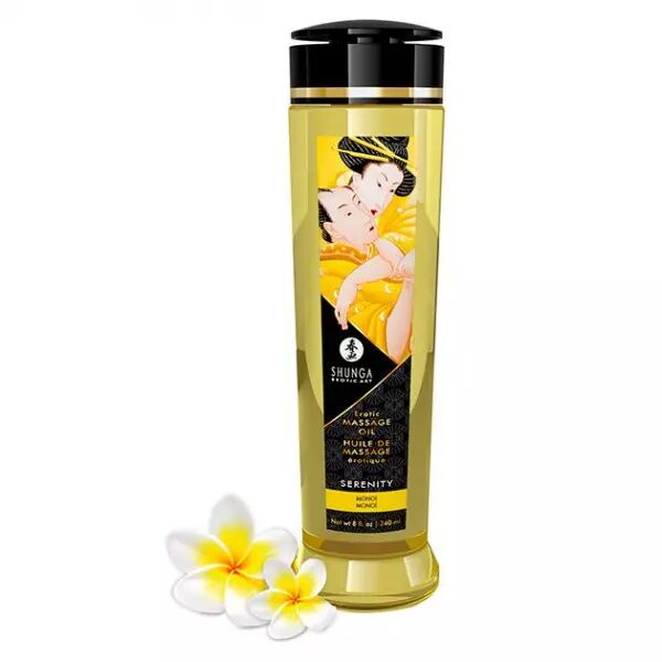 SHUNGA - HUILE DE MASSAGE �ROTIQUE S�R�NIT� 240 ML