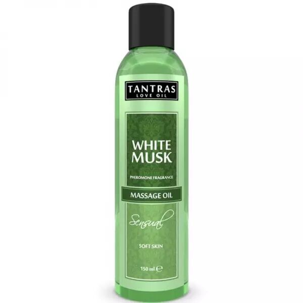 INTIMATELINE - HUILE DAMOUR TANTRAS MUSC BLANC 150 ML