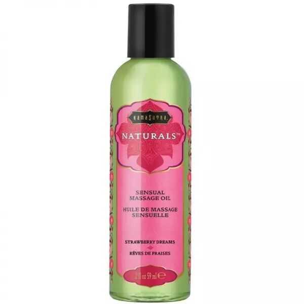 KAMASUTRA - HUILE DE MASSAGE NATURELLE R�VES DE FRAISE 59 ML