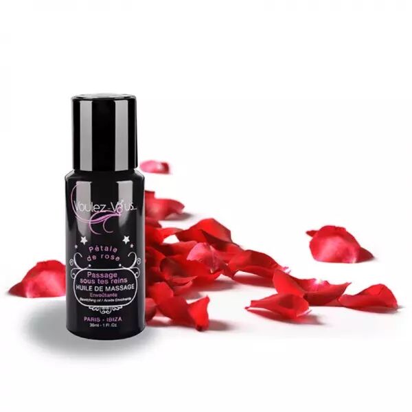 VOULEZ-VOUS - HUILE DE MASSAGE CAPTIVANTE - P�TALES DE ROSE 30 ML