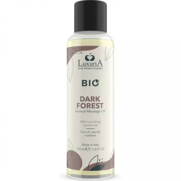 INTIMATELINE LUXURIA - HUILE DE MASSAGE BIO FOR�T NOIRE 100 ML